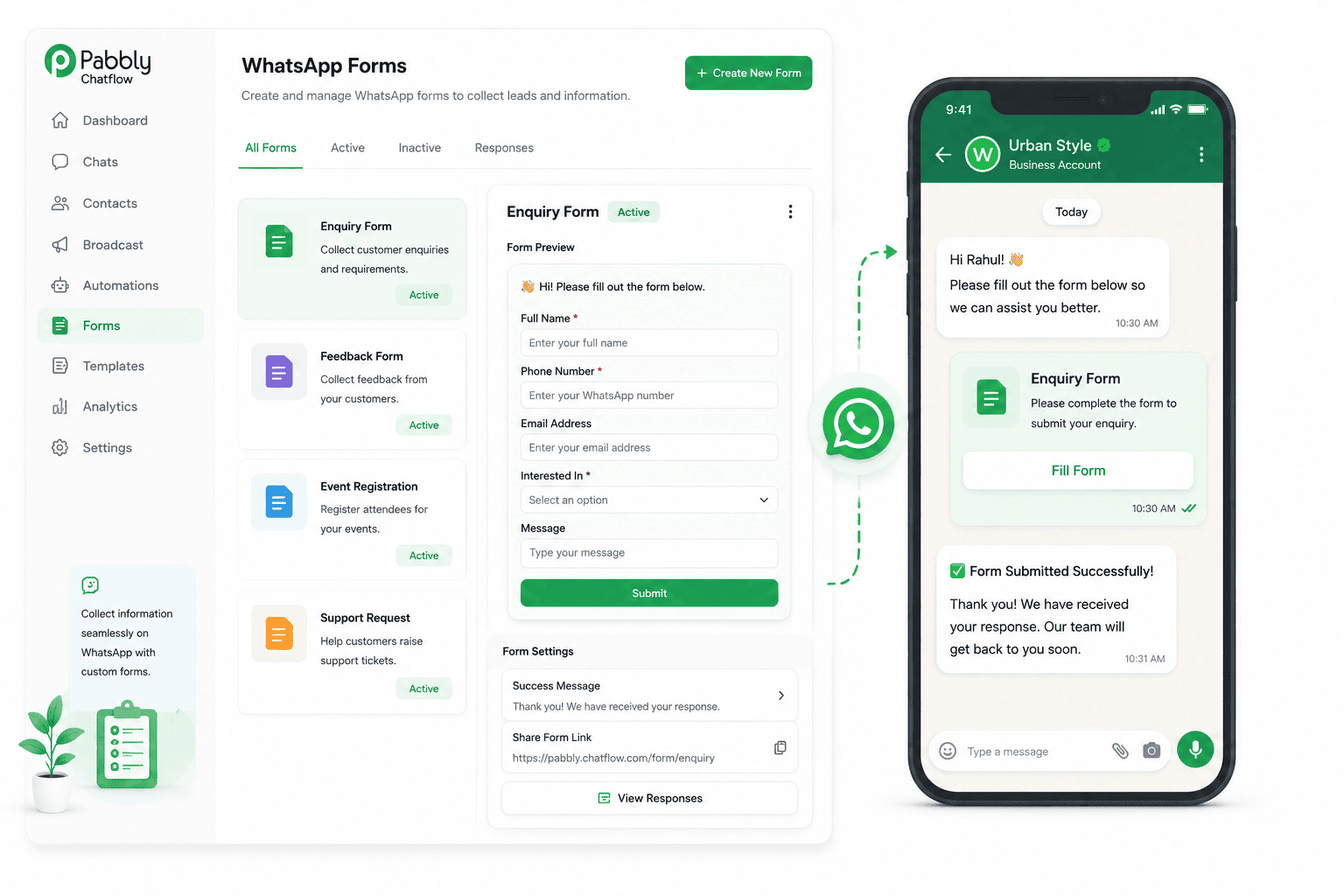 WhatsApp Forms