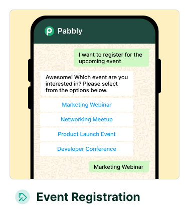 Event Registration Chatbot