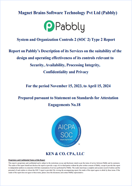 SOC2 Type 2 Compliant Certificate