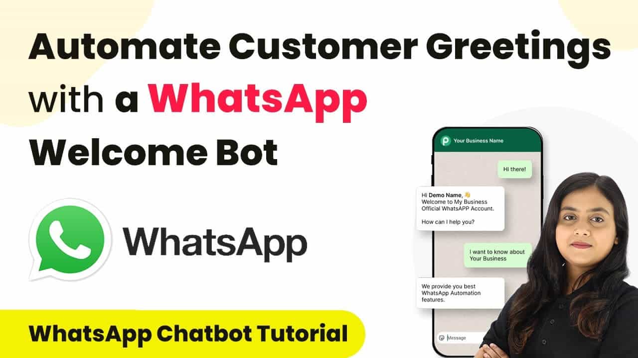 How to Automate Customer Greetings with a WhatsApp Welcome Bot