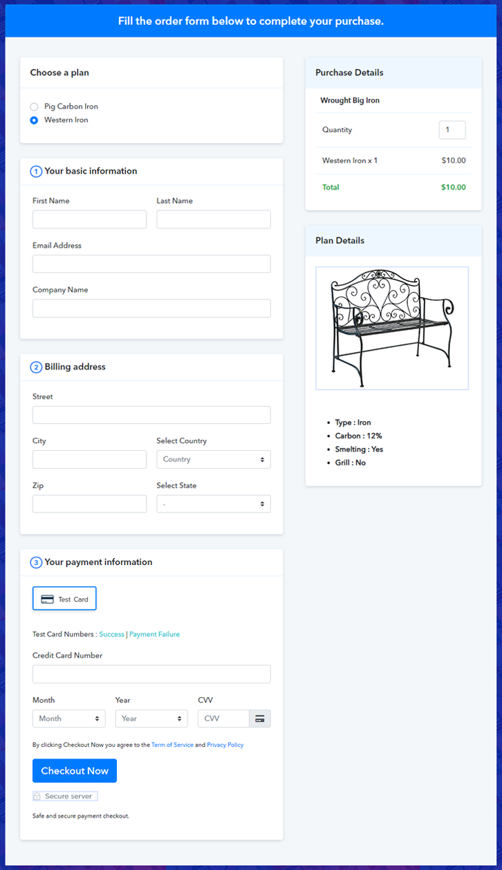 Multiplan To Sell Wrought Iron Online