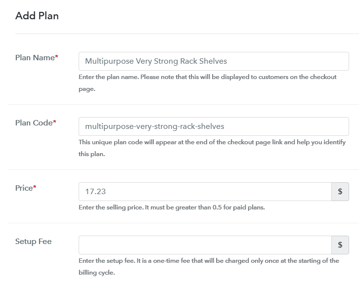 Add Plan to Sell Rack Shelves Online