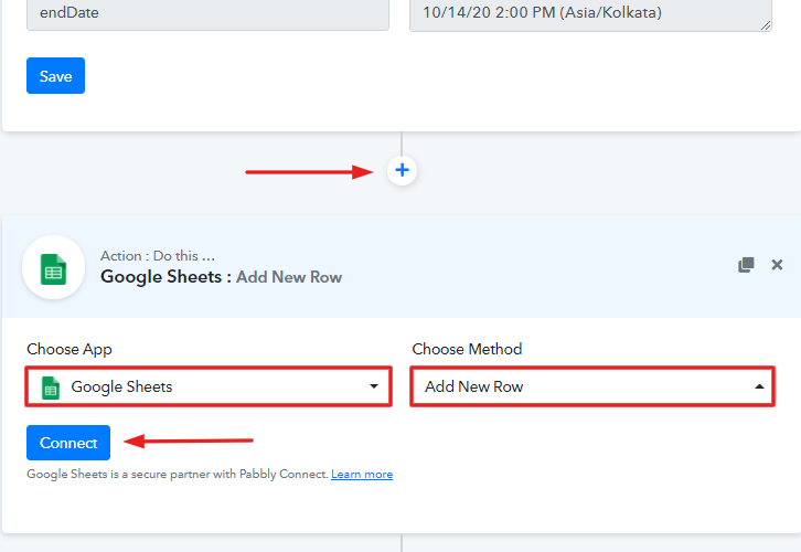 Select Application you Want to Integrate to Add Google Sheets Rows for New Chargebee Subscriptions