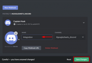 How to Send Discord Channel Message from Google Sheets Rows